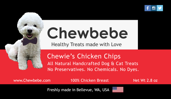 Chewbebe Chicken Treats - All Natural Human Grade Single Ingredient Premium  Dog Jerky Treats – Chewbebe Fresh Dog Treats